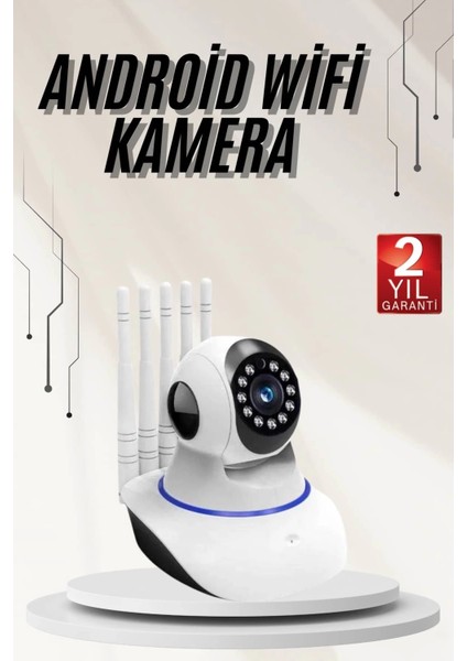 Güvenlik Kamerası Antenli Gece Görüşlü Sensörlü Harekete Duyarlı