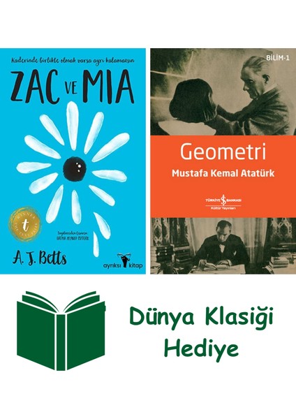 Zac ve Mia + Geometri + Dünya Klasiği Hediye