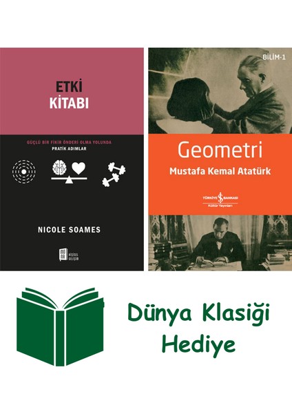 Etki Kitabı + Geometri + Dünya Klasiği Hediye
