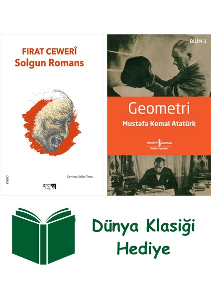 Solgun Romans + Geometri + Dünya Klasiği Hediye
