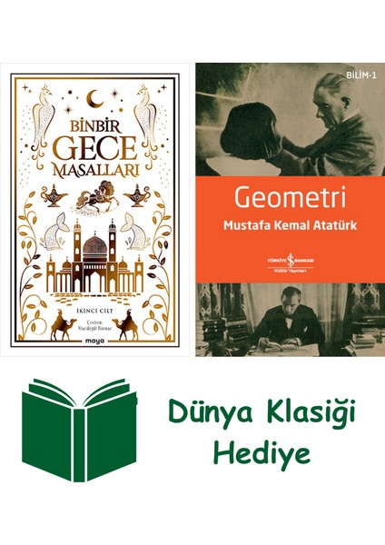 Binbir Gece Masalları - Ikinci Cilt + Geometri + Dünya Klasiği Hediye