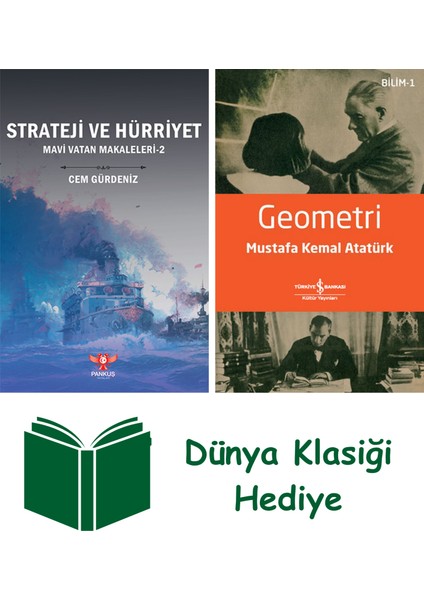 Strateji ve Hürriyet + Geometri + Dünya Klasiği Hediye
