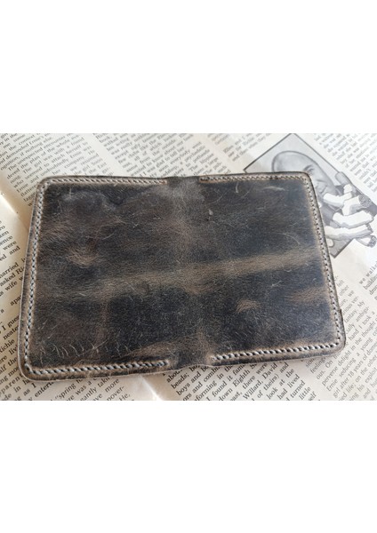 Hakiki Deri Üst Kalite Tamamen El Emeği Minimalist Cüzdan 15.5X10.5 cm MD15 fırsatları