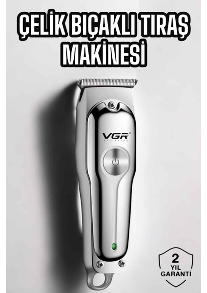 Tıraş Makinesi Profesyonel Tasarım Paslanmaz Çelik Bıçaklı - M899R956-K51899