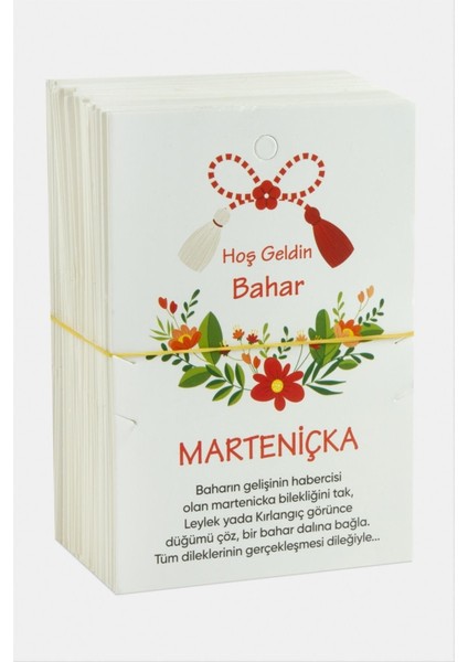 Marteniçka Bileklik Kartı