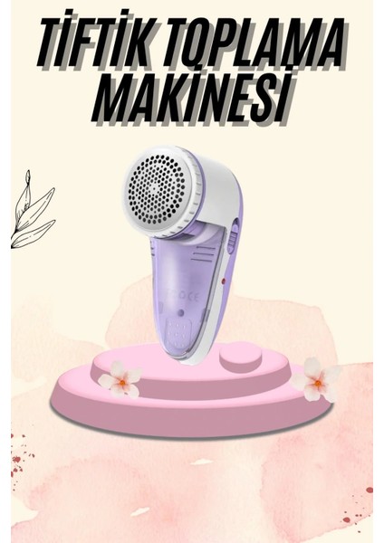 Giysi Tiftik ve Kazak Tüy Toplama Makinesi Pratik Temizleme Şarjlı