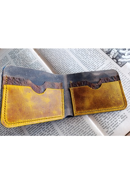 Gerçek Deri Tamamen El Emeği Cüzdan 22CM*8CM * 1 Kağıt Para Alanı 4 Kart Bölmesi LMN13 fiyatları