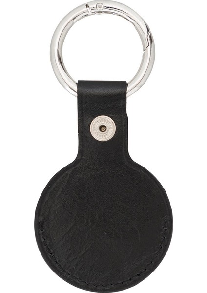 Apple Airtag Uyumlu Deri Anahtarlık, Rst1 Siyah fırsatları