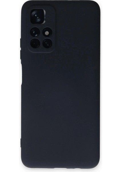 Xiaomi Redmi Note 11T Kılıf Nano Içi Kadife Silikon - Lacivert (K95)