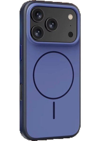 CPT05 Apple iPhone 17 Pro Max Neva Magsafe Kapak - Lacivert modelleri