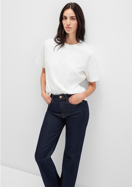 Ekru Basic Interlok Tişört 1613820-70057