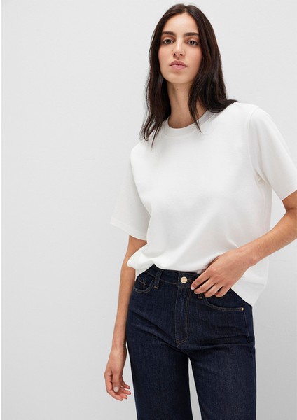 Ekru Basic Interlok Tişört 1613820-70057 modelleri