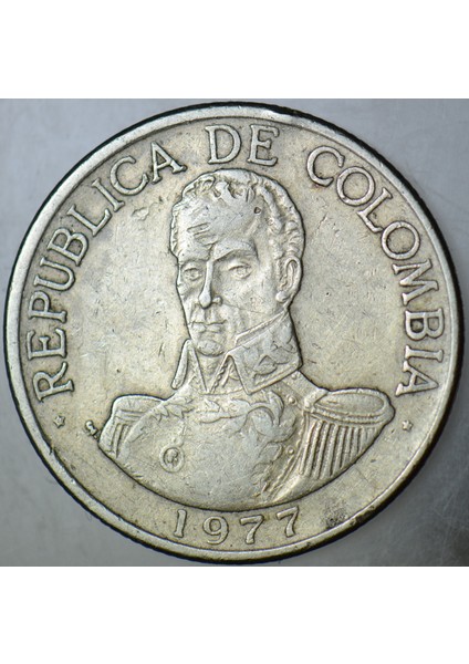 Kolombiya 1 Peso 1977. modelleri