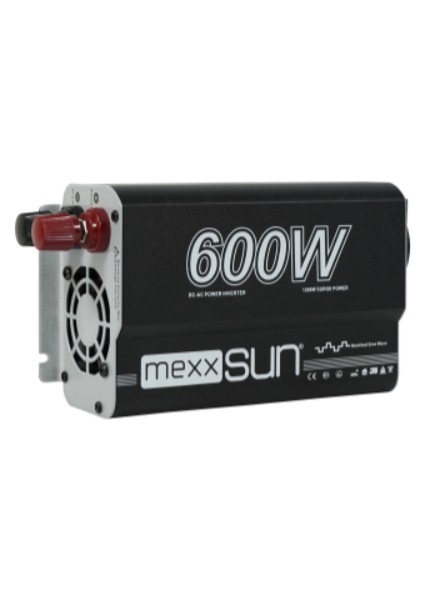 - Inges 12 Volt 600 Watt Modifiye Sinüs Inverter - Invertör - 12/220 Volt Çevirici