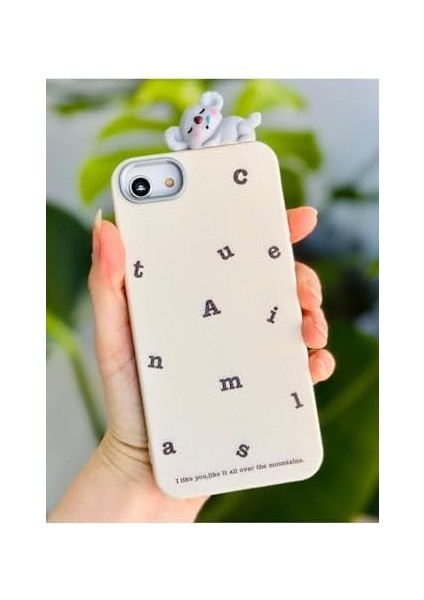 Go Aksesuar Iphone6-7 - 8 - Se 2020 - Se 2022 ile Uyumlu Koala 3D Oyuncak Figürlü Tasarım Kılıf fiyatları