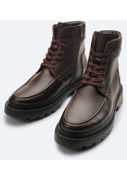 Erkek Kahve Deri Bot A32Y8009