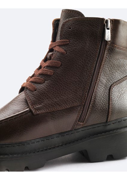 Erkek Kahve Deri Bot A32Y8009