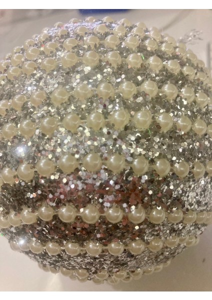 12 cm Lüks Tasarım Taşlı Yılbaşı Top Süs 12 cm fiyatları