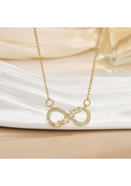 Yeni Kıdemli Işık Duygusu Lüks Titanyum Çelik Kolye Kadın Niş Tasarım Baharatlı Kız Inci Köprücük Kemiği Zinciri Moda Yüz Aksesuarları ile (Yurt Dışından)