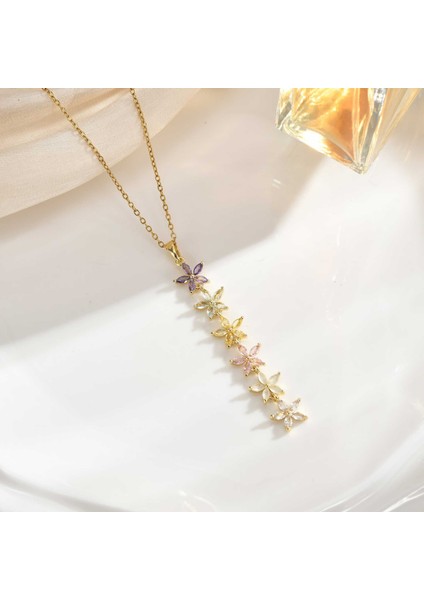 Yeni Kıdemli Işık Duygusu Lüks Titanyum Çelik Kolye Kadın Niş Tasarım Baharatlı Kız Inci Köprücük Kemiği Zinciri Moda Yüz Aksesuarları ile (Yurt Dışından)