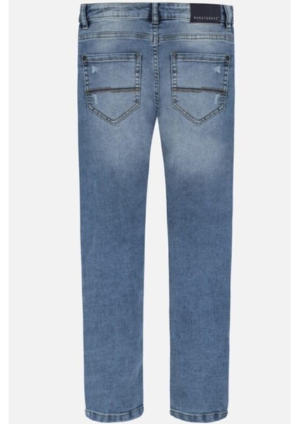 Erkek Çocuk Denim Pantolon 6526 Kot Mavi