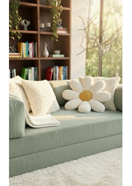 Liona 90X200 Yatak Olabilen Kanepe Modüler Çok Fonksiyonlu Aktivite Koltuk Yeşil fiyatları