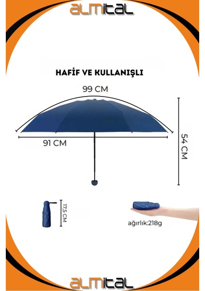 Adele Siyah Kapsül Kılıflı Şemsiye 54X91 cm - Modern, Şık ve Dayanıklı Tasarım fırsatları