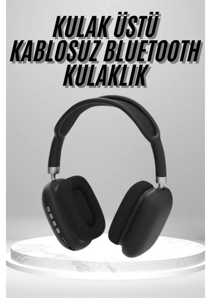 Kulak Üstü Kablosuz Bluetooth Kulaklık Yumuşak Süngerli Sd Kart Girişli fiyatları