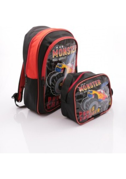 Erkek Çocuk 2’li Ilkokul Çantası Seti – Beslenme Çantalı, Dayanıklı ve Kullanımı Rahat