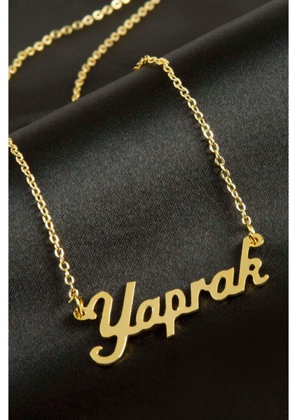 Yaprak Isimli Kolye (Kişiye Özel)