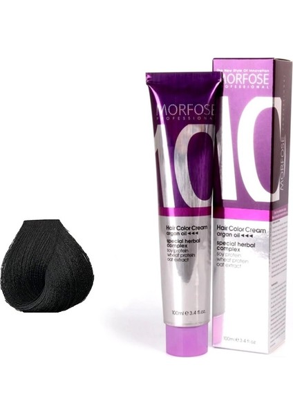 10 Saç Boyası 100ML / 1 Siyah