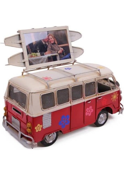 Dekoratif Metal Minibüs Çerçeveli Biblo Kumbaralı (800800) modelleri