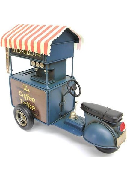 Dekoratif Metal Kahve Arabası Biblo Hediyelik Kumbara (800800)