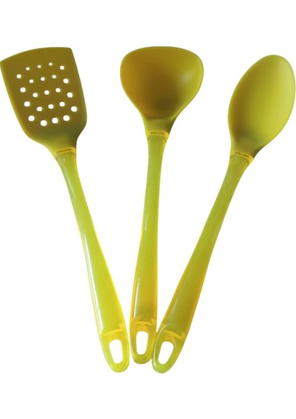 3’lü Silikon Servis Seti - Pratik ve Dayanıklı Mutfak Gereçleri