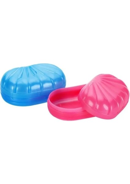 Istiridye Kapaklı Sabunluk – Plastik, Taşınabilir ve Hijyenik