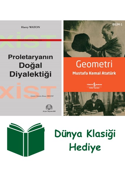 Proletaryanın Doğal Diyalektiği + Geometri + Dünya Klasiği Hediye