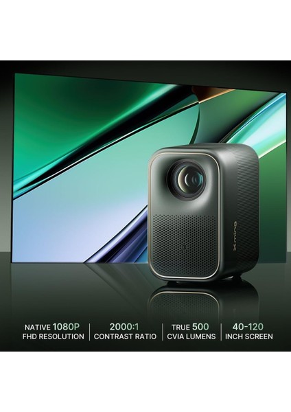 Xming Page One Projeksiyon Cihazı, Google Tv, 500 Cvia Lümen, Dolby Vision & Audio, HDMI 2. indirimleri