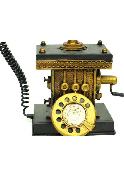 Dekoratif Metal Telefon Kumbaralı Kumbara Biblo Hediyelik (800800) modelleri