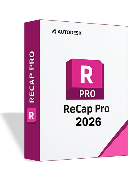 Recap Pro 2026 (Windows) - 1 Pc 1 Yıl Autodesk Key + Kurulum Hizmeti