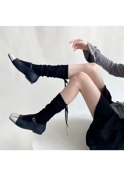 Bale Tarzı Jk Hayvan Desenli Fiyonklu Diz Üstü Kadın Eli Katlı Sade Alt Çorap Yarım Tayt (Yurt Dışından)