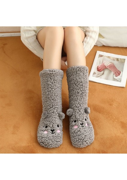 Karikatür Nakışlı Kadın Uyku Çorabı (Yurt Dışından) fiyatları