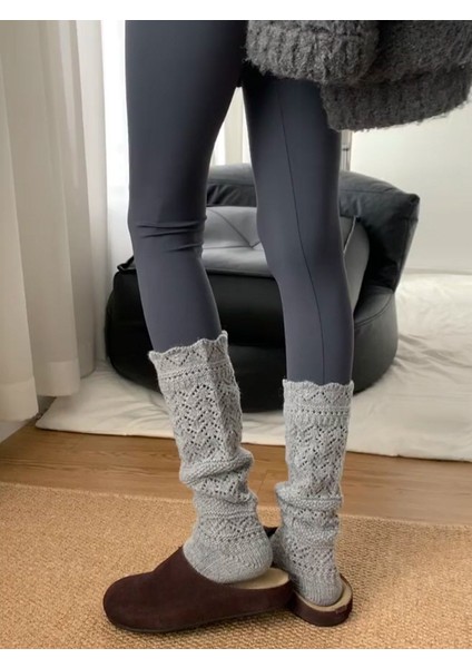 Sonbahar-Kış Yükseltilmiş Uzun Çorap (Yurt Dışından)