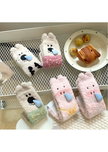 Ev Zemini Çorabı, Kızlar Için Sevimli (Yurt Dışından) fiyatları