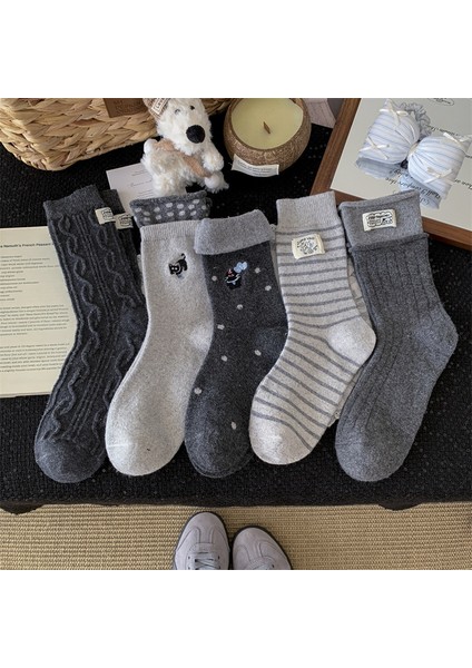 Kore Tarzı Puantiyeli Çorap, Kadın Için Yuvarlak Çorap (Yurt Dışından) modelleri