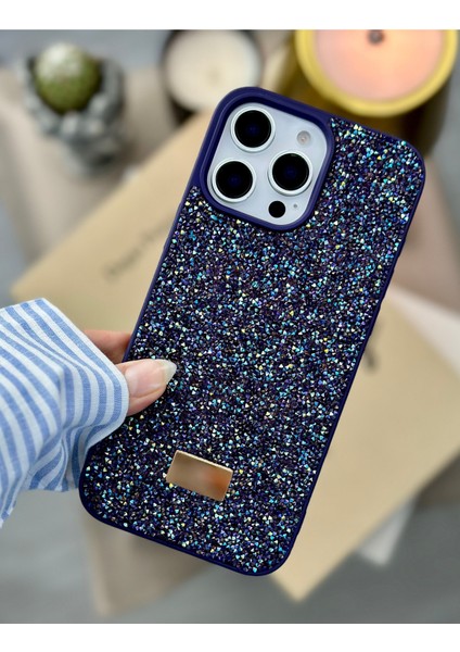 Iphone 16 Promax Uyumlu Elmas Tasarımlı Taşlı Işıltılı Parlak Pırlanta Silikon Kılıf modelleri