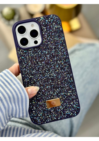 Iphone 16 Promax Uyumlu Elmas Tasarımlı Taşlı Işıltılı Parlak Pırlanta Silikon Kılıf fırsatları
