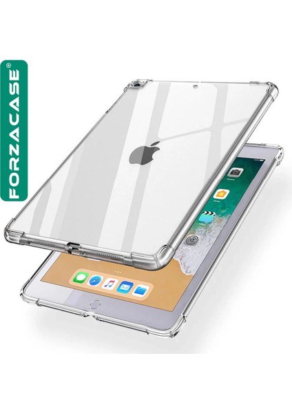 iPad 9.7 Inch 5.nesil 2017 ile Uyumlu Anti Shock Silikon Kılıf Şeffaf - FC014 modelleri