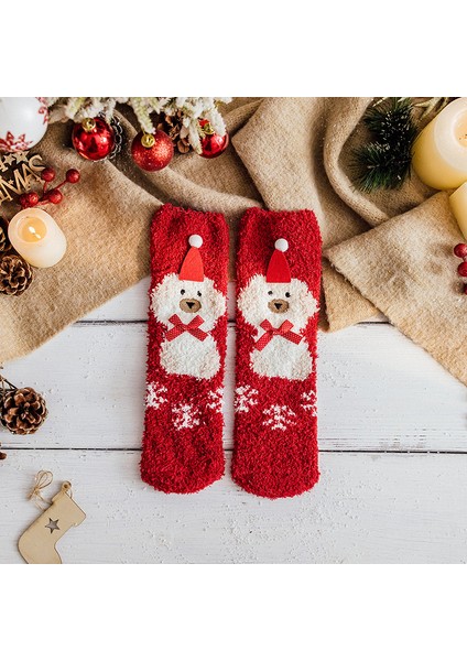 Karikatür Yarım Kadife Zemin Çorabı (Yurt Dışından)