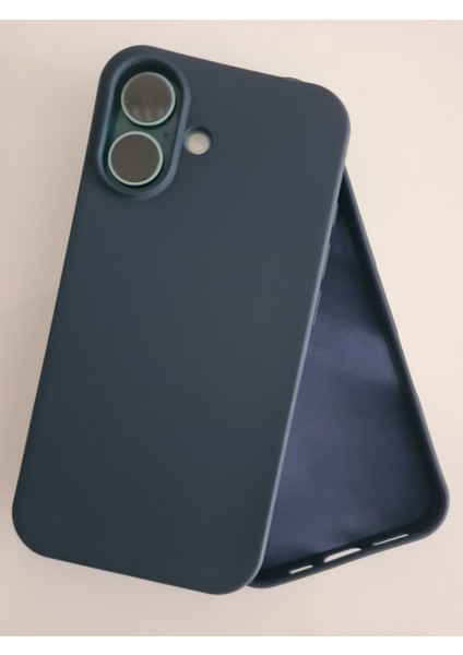 İphone 16 İle Uyumlu LOGOSUZ İçi Kadife Esnek Silikon Lansman Kılıf