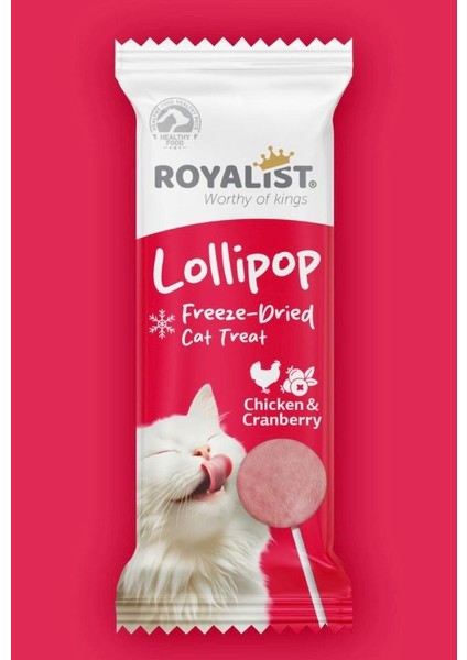 Lollipop Freeze-Dried Kedi Ödülü – 5'li Karma Paket